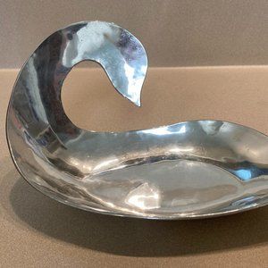 Vintage Taxco Mexico 925 Sterling Silver Swan Nut Dish